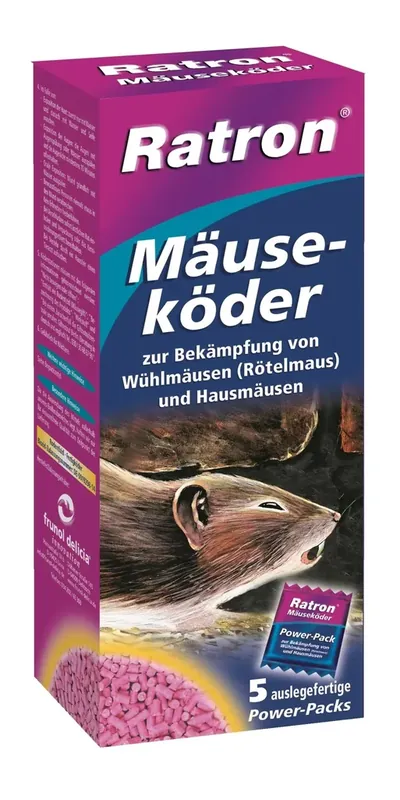 Mäuseköder-Granulat - 5 x 40 g Super-Preis